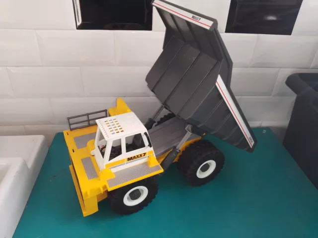 1012232 Playmobil figurine camion de chantier maxx 7 4037 camion benne