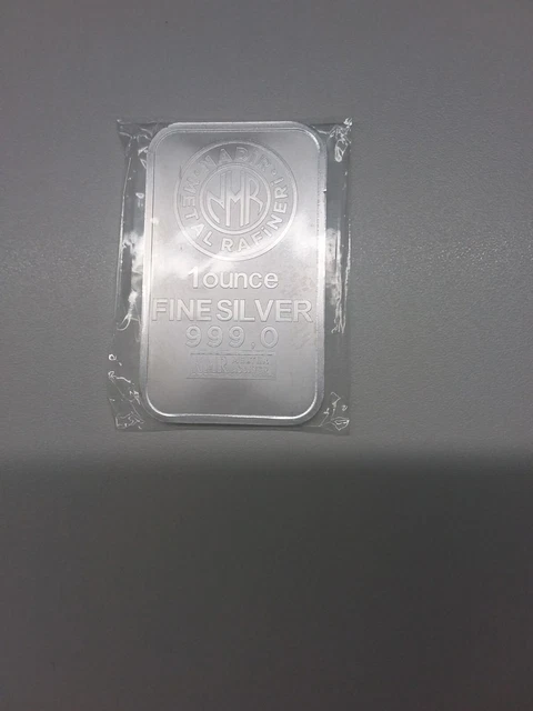 1oz Fine Silver Bullion Bar.999 Nadir Refinery New.