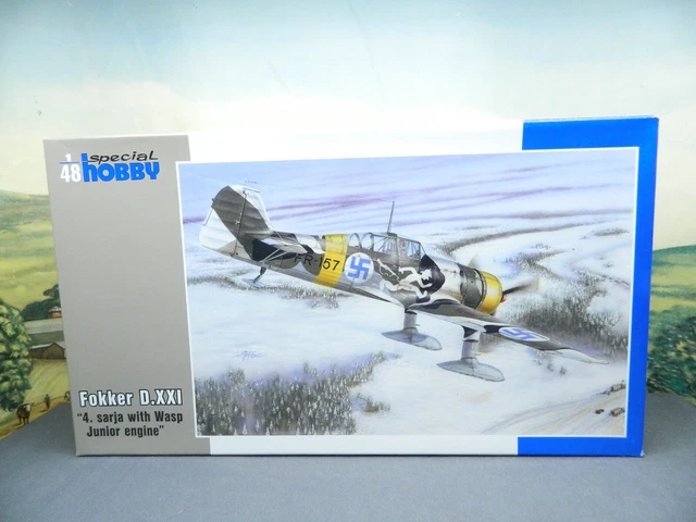 1/48 Kit Special Hobby No. SH 48073 FOKKER D.XXI with WASP JUNIOR ENGINE New