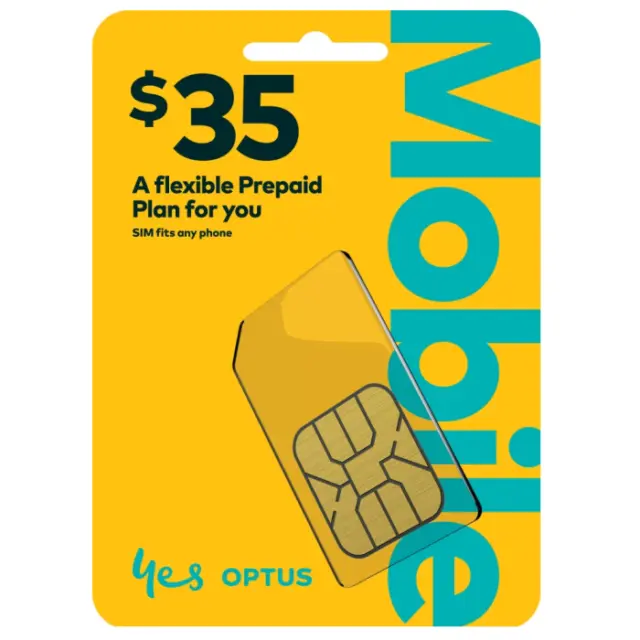 Optus $35 SIM Card Prepaid Starter Pack - on promotion