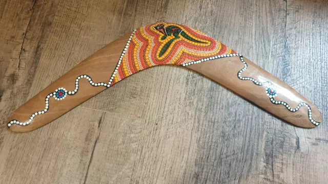 Bumerang  bemalt 46,5cm  aus Australien