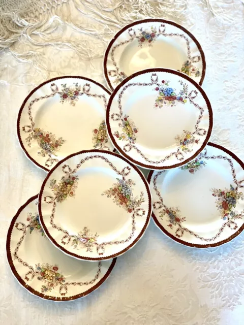 Copeland Spode “Husk” Bread Plates Set Of 6