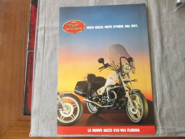 Moto Guzzi V65 Florida 1986  Sell brochure