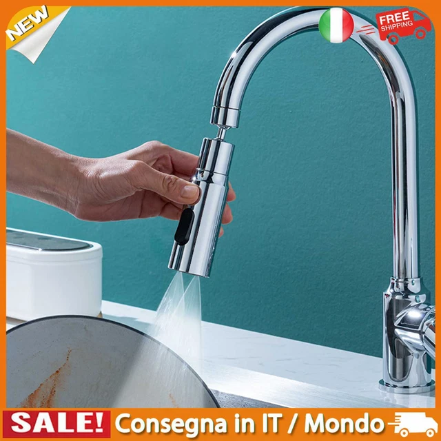 IT Universal Taps Extensions 3 Water Outlet Modes Supercharged for Kitchen Bathr