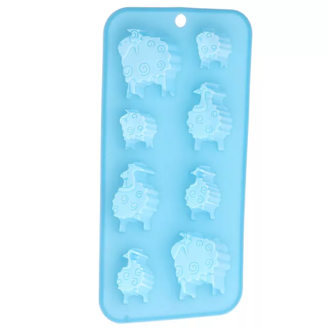 1Pc 8 Holes EID Mubarak Ramadan Animal Sheep Silicone Mold DIY Baking Tool-FE