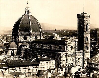 GA159 Orig Underwood Photo CATHEDRAL OF SANTA MARIA DEL FIORE Campanile Duomo