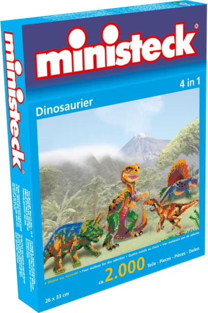 Ministeck Pixel Puzzle (31799): Dinosaures 2000 Pièces