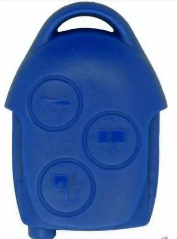 Fits Ford Transit Mk7 Remote Key Fob Case/Shell Blue 3 Buttons