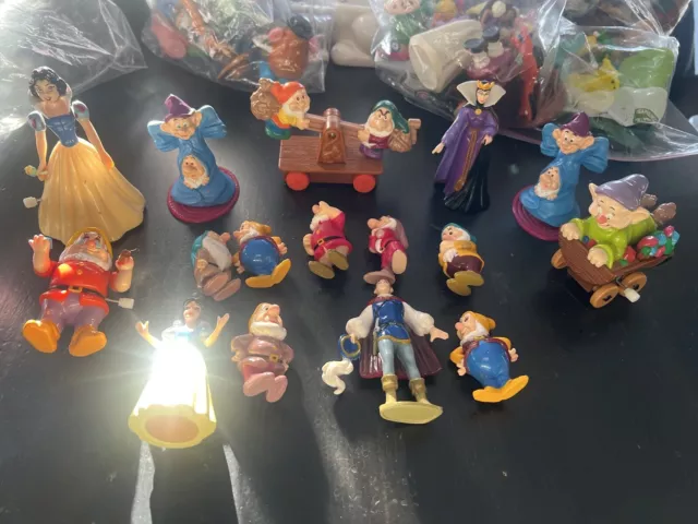 Vintage Disney Snow White and Seven Dwarfs RARE Figures Huge Lot