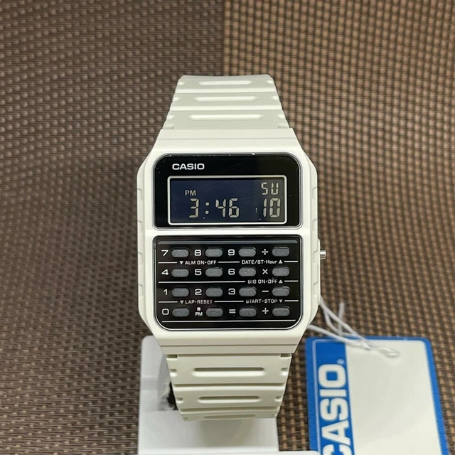 Casio CA-53WF-8B Vintage Mannish Color DATA BANK Calculator Digital Watch