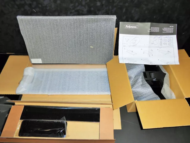 Lot Of 5 Pieces Of The Fellowes 8017901 Designer Premium Keyboard Tray(Loc-128)