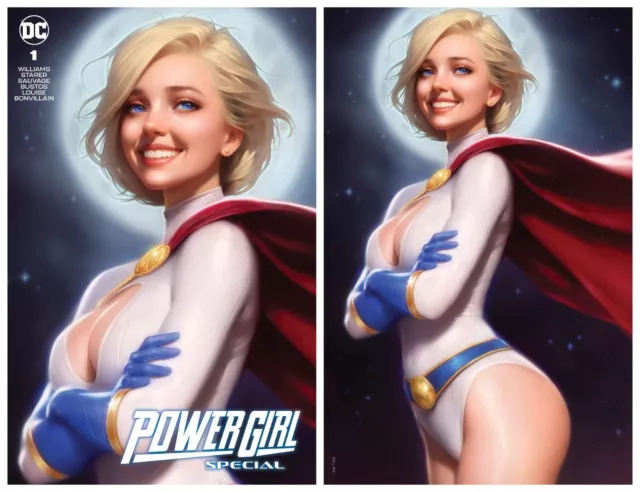Power Girl Special #1 Will Jack Trade/Virgin A Variant Set Ltd To 2000 Sets