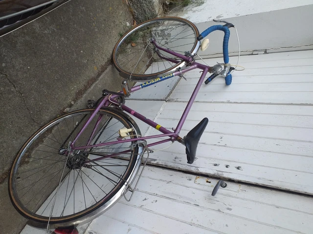 ancien vélo MDG avant 1910 roues bois pedal 1 dents / deux