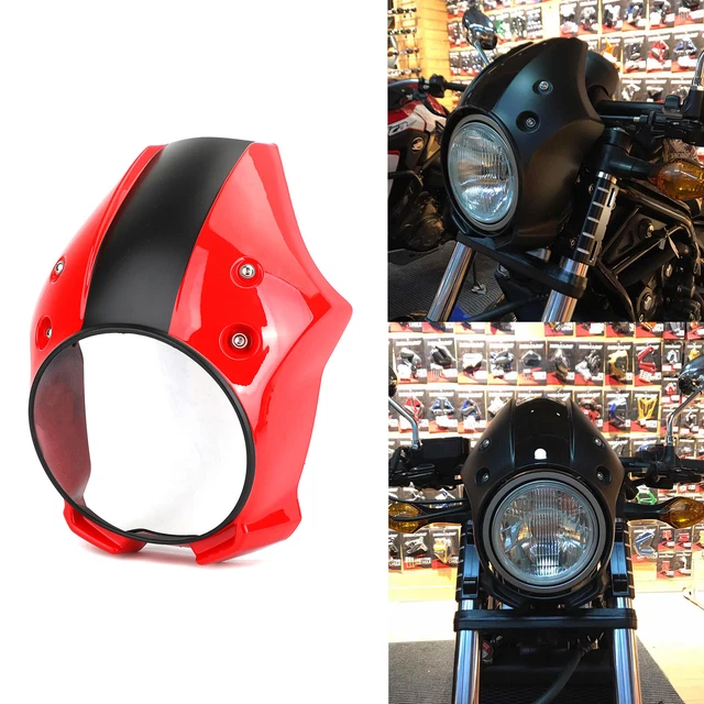 Cupolino Faro Per Kawasaki Z750 2007-2012 - Nero, ABS, Aftermarket - Foto 3