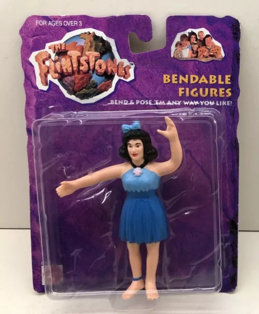 Flintstones Betty Bendable Figure 1993 Mattel Mint Carded