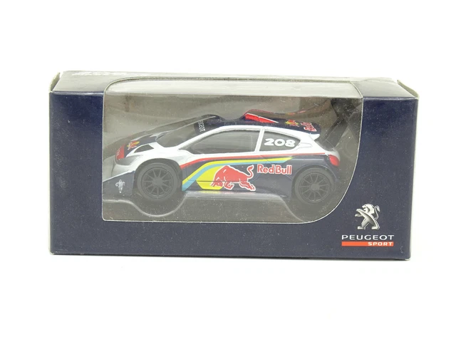 Maquette Peugeot 208 T16 Rallye Total - Échelle 1/64 - Norev - Boîte Fermée - Collection