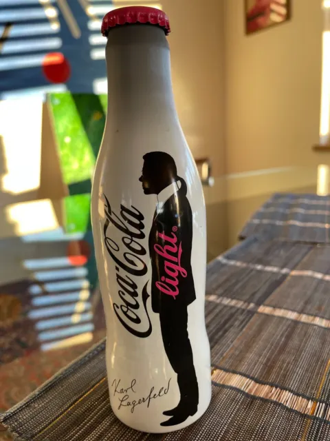 Limited Edition 2010 Karl Lagerfeld Coca Cola Light Aluminum Bottle Diet Coke