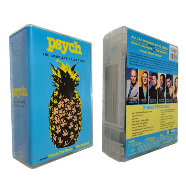 Psych - The Complete TV Series Seasons 1-8 32-Disc DVD Collection Box Set New