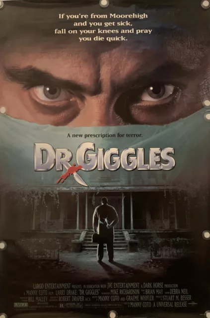 DR. GIGGLES Original One Sheet DS/Rolled Movie Poster - 1992
