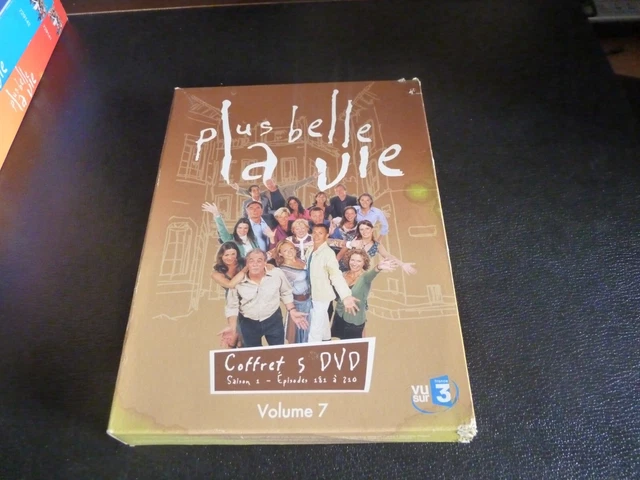 COFFRET 5 DVD "PLUS BELLE LA VIE - VOLUME 7" Saison 1, Episodes 181 à