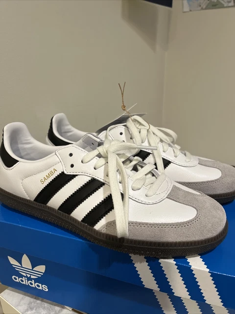 adidas samba og cloud white & core black shoes