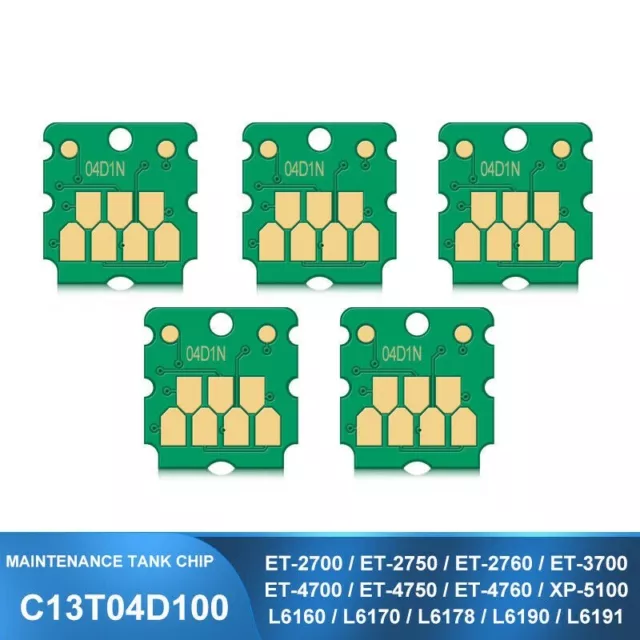 T04D1 Maintenance Tank Chip For Epson L6160 L6190 L6171 M3140 M3170 M3180 XP5100