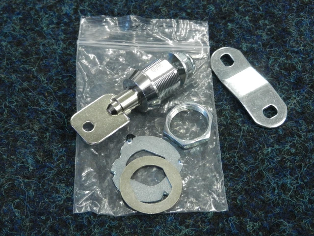 Arcade Machine Cabinet 17mm 6086 Lock Barrel Key Lid Coin Box.