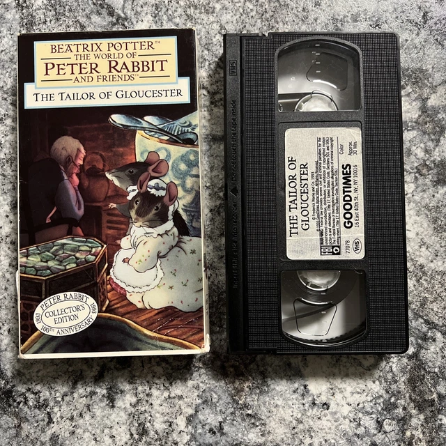PETER RABBIT-VHS TAPE-NEW-TAILOR of GLOUCESTER-Beatrix Potter £7.03 ...