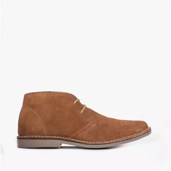 ROAMERS MENS Suede Casual Lace-Up Boots Sand £37.00 - PicClick UK