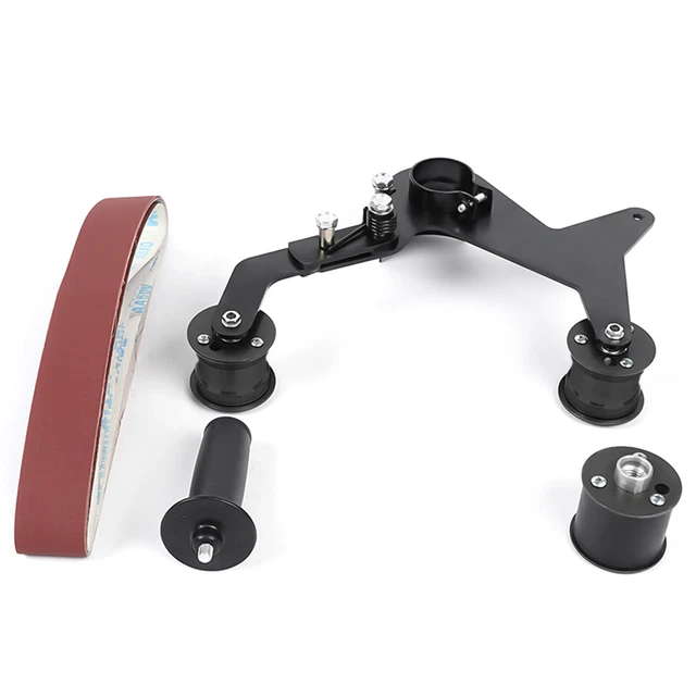 GRINDER PIPE TUBE Belt Sander M14 Attachment Iron Angle Sanding Machine