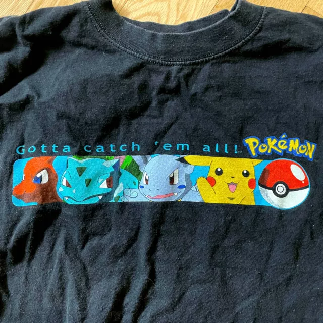 Vintage Nintendo Pokemon T Shirt Gotta Catch Em All X Large Xl Pikachu Starters 75 00 Picclick