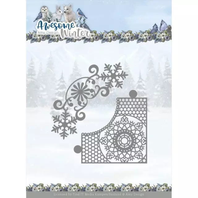Find It Trading Amy Design Die - Lace Corner, Awesome Winter