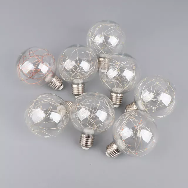 LED Edison String Glühbirne E27 220V Buntes RGB -Lichtkupferdrahtbirne