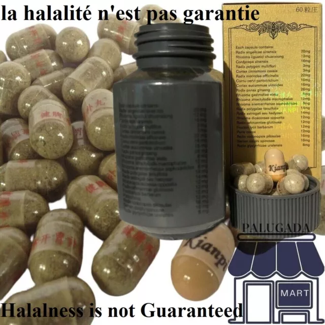 ORIGINAL Ginseng Pill Herbe Vitamin Supplément Gain de Poids Augmenter l'appétit