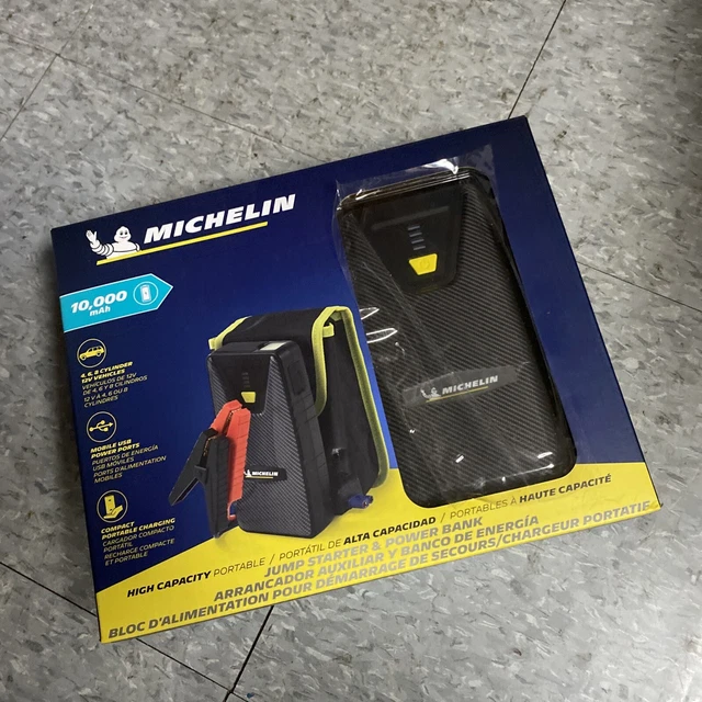 NEW MICHELIN HIGHCAPACITY Portable Jump Starter and Power Bank 57.90
