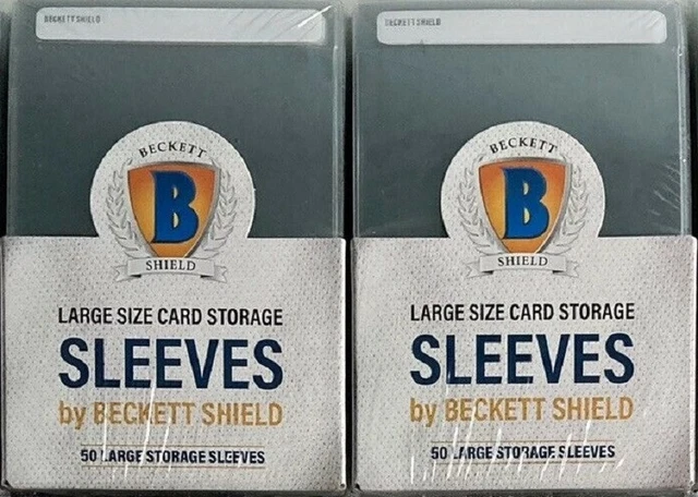 Beckett Semi Rigid Card 100 COUNT GRADING SIZE HOLDER