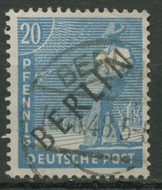 Berlin 1948 Schwarzaufdruck 8 gestempelt