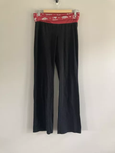 PINK VICTORIA SECRET Vtg collegiate collection razorback fold top yoga pants  med £18.95 - PicClick UK