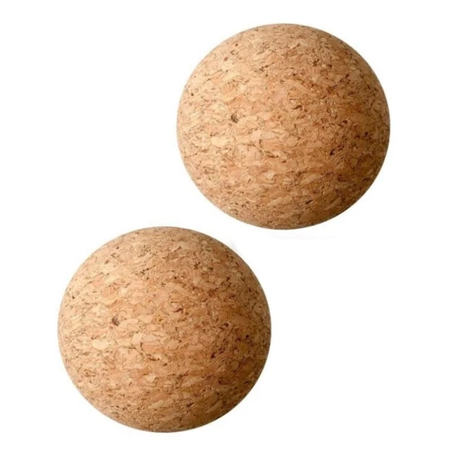 Gsrimgratoe Tappo per Vino Sfera nel Sughero nel Legno da 2 Pezzi, Tappo Sfera nel Sughero per Decanter per Vino Sostituzione Bottiglia Caraffa 2,1 Pollici / 5,5 Cm