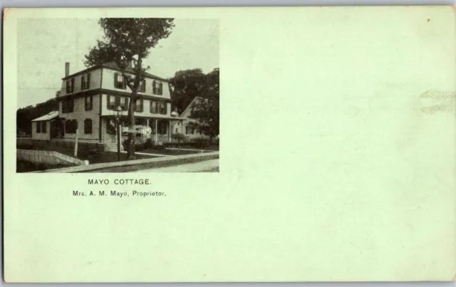 C1900 Mayo Cottage Provincetown Mass Mrs AM Mayo Proprietor Private Mailing Card