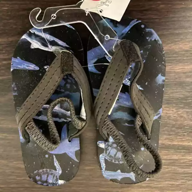 Toddler Boy Carter's Ocean Life Flip Flops  Small 5-6