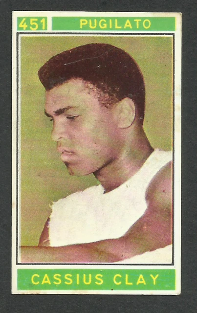 Figurine / Sticker Campioni Dello Sport 1967/68 N°451 - Cassius Clay - Boxe Vintage