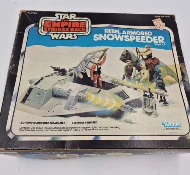Vintage Star Wars Kenner ESB Blue Box Snowspeeder Sealed Please Read