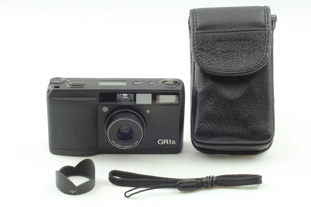 [Near MINT] LCD Works Ricoh GR1s Black Point & Shoot 35mm Film Camera From JAPAN
