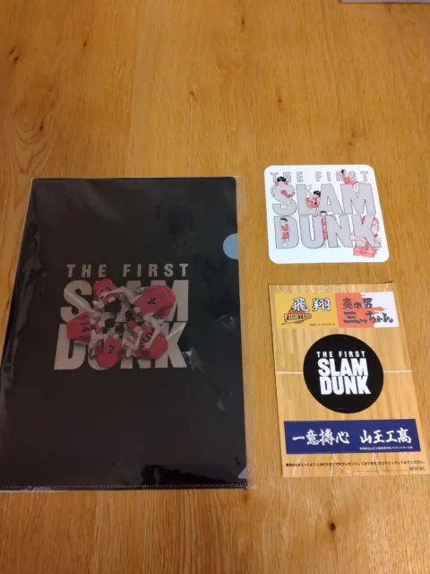 The First Slam Dunk Clear File Banner Sticker Visitor Benefit Shohoku Movie Vers