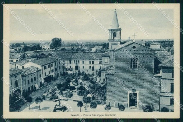 Ravenna Cervia Piazza Giuseppe Garibaldi cartolina RB7014