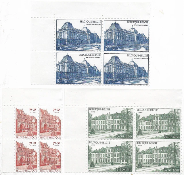 1971 - Belgica'72 COB 1605 à 1607 - Livraison 0€ dès 5 lots groupés