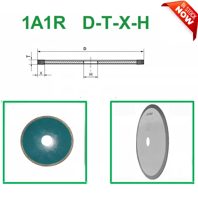 Produktbild von Diamant-Trennscheibe 150 Mm – Schleifscheibe 1A1R, 0,5 Mm Stärke, 2 Mm Bohrung
