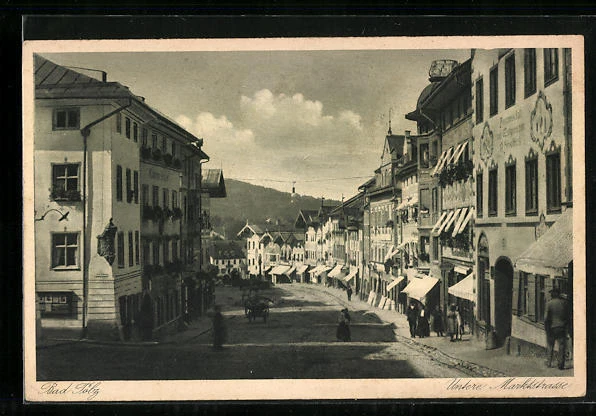 AK Bad Tölz, Untere Marktstrasse 1927
