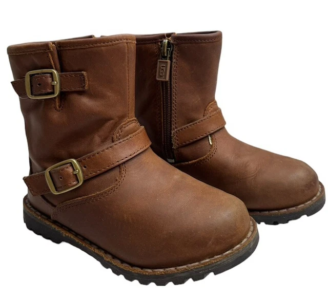 UGG BROWN HARWELL Casual Boots for Kids 1008003k size Uk 12 13.00